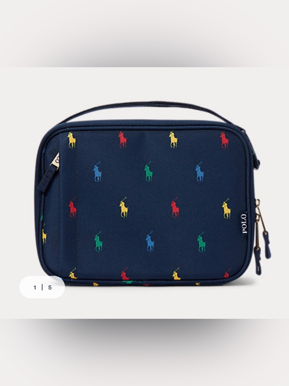 🛍🛍 BRAND NEW!!  POLO PONY LUNCH TOTE in NEWPORT NAVY 🛍🛍